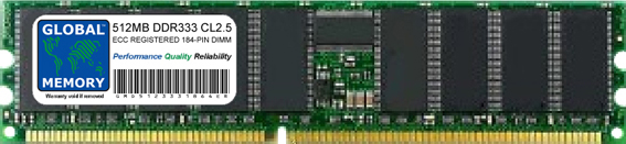 512MB DDR 333MHz PC2700 184-PIN ECC REGISTERED DIMM (RDIMM) MEMORY RAM FOR IBM SERVERS/WORKSTATIONS (CHIPKILL) - Click Image to Close